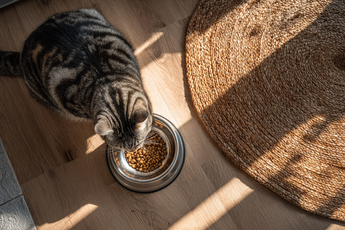 Почему кот быстро ест