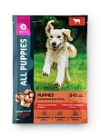 ALL PUPPIES корм тефтельки с говядиной в соусе для щенков, пауч, 85 г