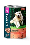 ALL DOGS корм конс. тефтельки с говядиной в соусе для собак, банка, 415 г