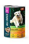 ALL DOGS корм конс. тефтельки с индейкой в соусе для собак, банка, 415 г