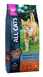 ALL CATS корм сухой для взрослых стерилизованных кошек с индейкой, пп, 2,4 кг - от производителя Aller Petfood