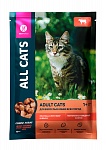 ALL CATS корм тефтельки с говядиной в соусе для кошек, пауч, 85 г - от производителя Aller Petfood