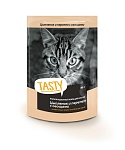 Tasty корм с цыпленком и перепелом в желе для кошек, пауч, 85 г